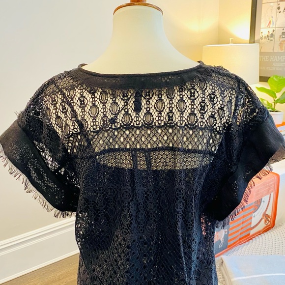 BCBGMAXAZRIA Lindsay Lace Tunic Dress - Picture 6 of 16